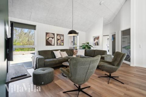 Die Couchecke im Luxusferienhaus Nr. 777 in Deutschland.