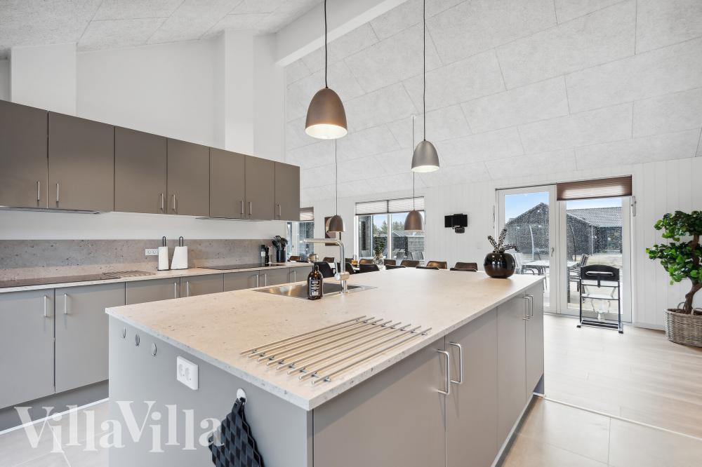 Die Küche im Luxusferienhaus Nr. 781 ist gut eingerichtet.