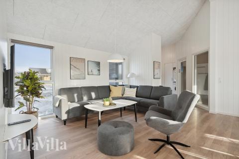 Die Couchecke im Luxusferienhaus Nr. 782 in Deutschland.