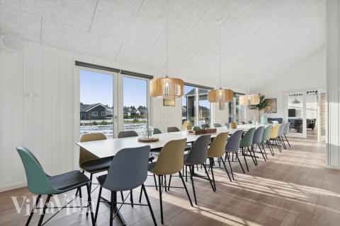 Der Aufenthaltsraum bietet Platz für 24 Personen, wenn ihr das Ferienhaus 782 in Deutschland besucht.