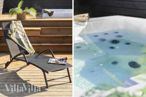 Das Luxusferienhaus Nr. 528 bietet u. a. einen tollen Whirlpool