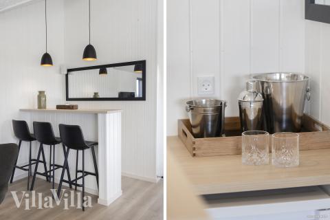 Das Luxusferienhaus 907 für 18 Personen hat einen großen Aktivitätsraum mit u. a. Billard und Darts