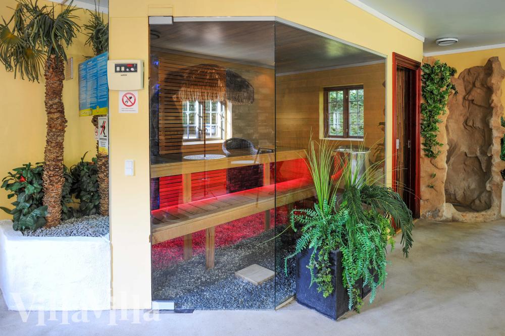 Das Luxusferienhaus Nr. 951 ist unter anderem mit einer schönen Sauna ausgestattet.