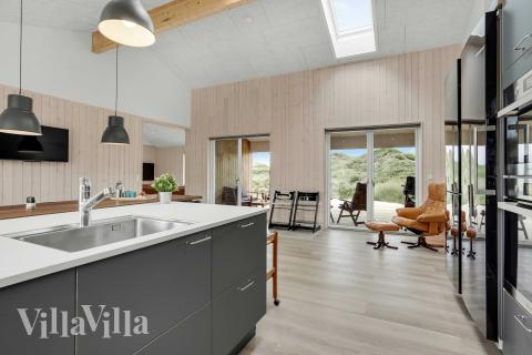 Die Küche im Luxusferienhaus Nr. 945 ist gut eingerichtet.