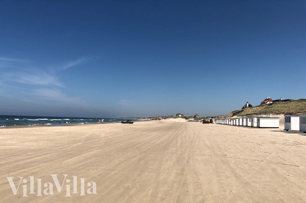 Der Strand in der Nähe von Luxusferienhaus Nr. 945.