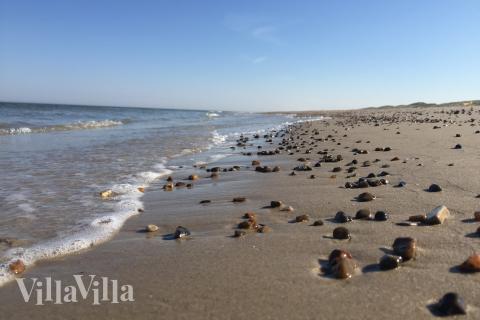 Der herrliche Strand in der Nähe von Luxusferienhaus Nr. 945 bei Nordjütland.