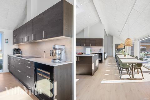 Die Küche in dem Luxusferienhaus Nr. 948 ist so gut ausgestattet, dass man problemlos Mahlzeiten für 26 Personen zubereiten kann.