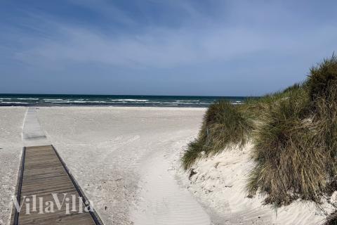 Der Strand in der Nähe von Luxusferienhaus Nr. 948.