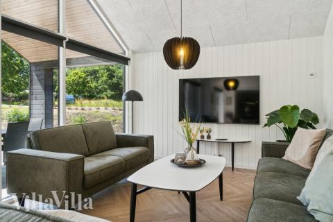 In der Sofalandschaft des Ferienhauses Nr. 904 kann man es richtig gemütlich machen.