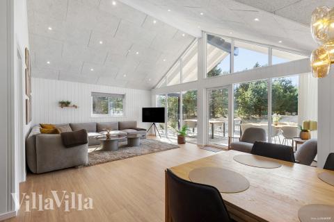 In der Sofalandschaft des Ferienhauses Nr. 273 kann man es richtig gemütlich machen.