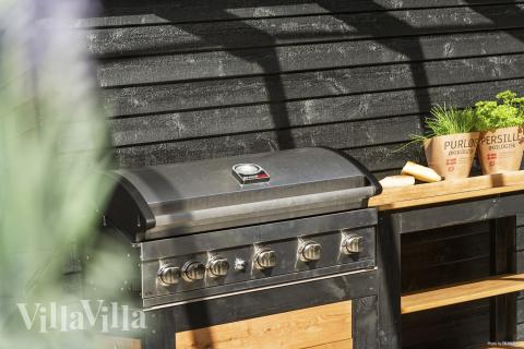 Große Terrasse am Luxusferienhaus Nr. 273 in Westjütland.