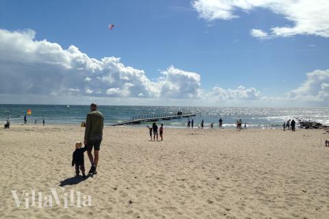 Der herrliche Strand in der Nähe von Luxusferienhaus Nr. 273 bei Westjütland.