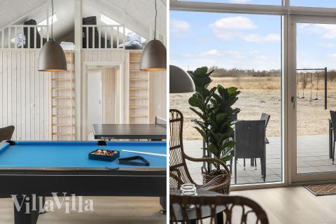 Das Luxusferienhaus 914 für 30 Personen hat einen großen Aktivitätsraum mit u. a. Billard und Darts