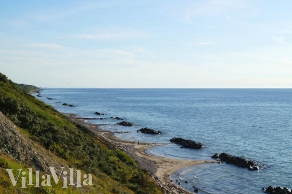 Der Strand in der Nähe von Luxusferienhaus Nr. 641.