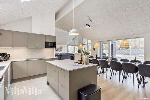 Die Küche im Luxusferienhaus Nr. 918 ist gut eingerichtet.