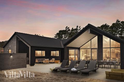 Dieses schöne Poolhaus Nr. 918 mit Platz für 18 Personen liegt in Westjütland