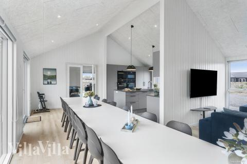 Aufenthaltsraum mit Platz für 24 im Luxusferienhaus Nr. 913.