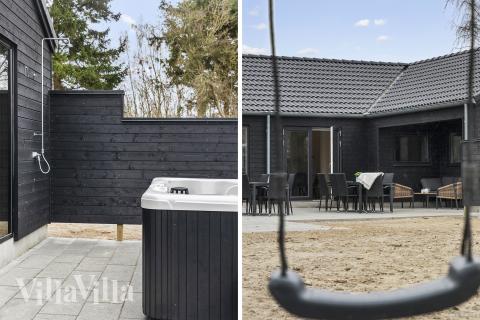 Genießen Sie den warmen Whirlpool im Luxusferienhaus Nr. 913 in Lolland/Falster/Mön