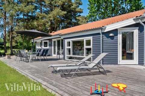 Auf der Terrasse des Ferienhauses Nr. 963 ist Platz für 10 Personen.