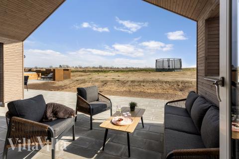 Große Terrasse am Luxusferienhaus Nr. 917 in Fünen und seine Inseln.