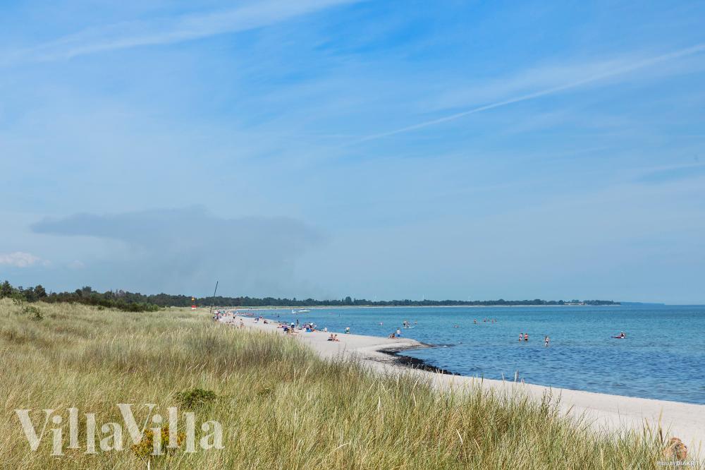 Der Strand in der Nähe von Luxusferienhaus Nr. 956.