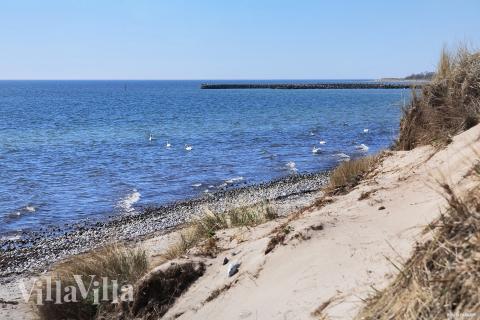 Der Strand in der Nähe von Luxusferienhaus Nr. 960.