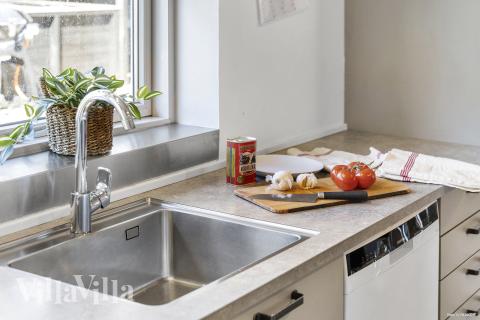 Die Küche im Luxusferienhaus Nr. 247 ist gut eingerichtet.