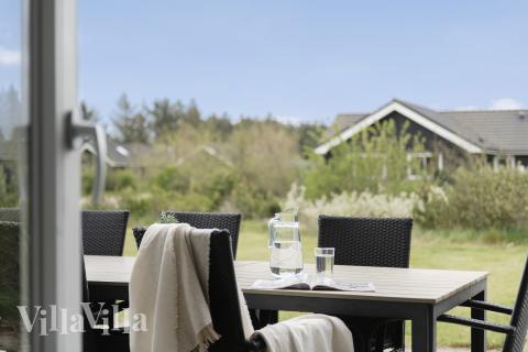 Das Luxusferienhaus Nr. 456 hat eine tolle Terrasse, die mit hochwertigen Gartenmöbeln für 20 Personen ausgestattet ist.