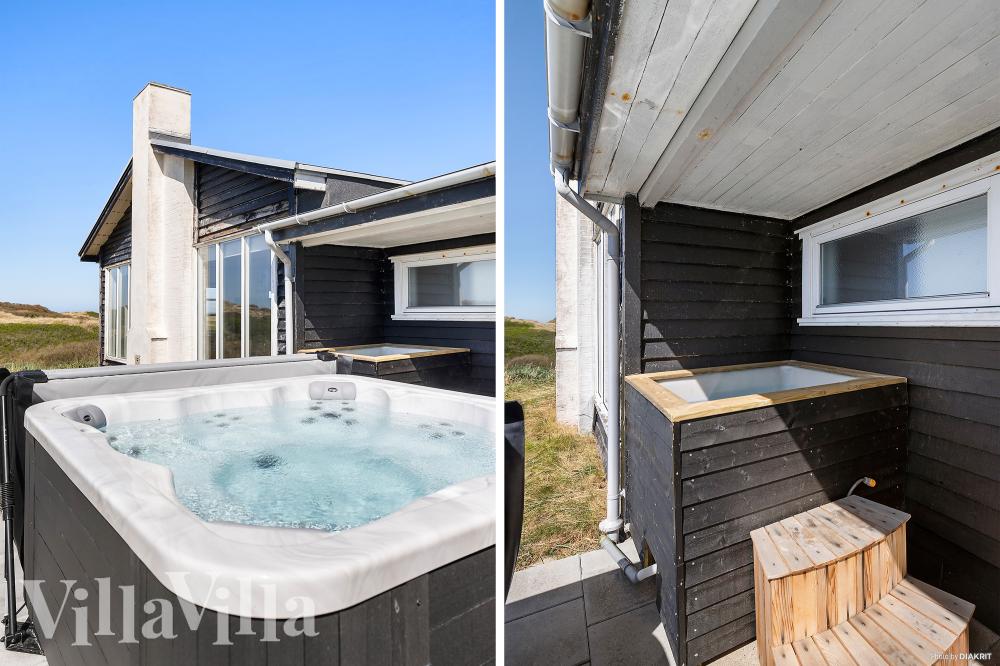 Genießen Sie den warmen Whirlpool im Luxusferienhaus Nr. 952 in Nordjütland