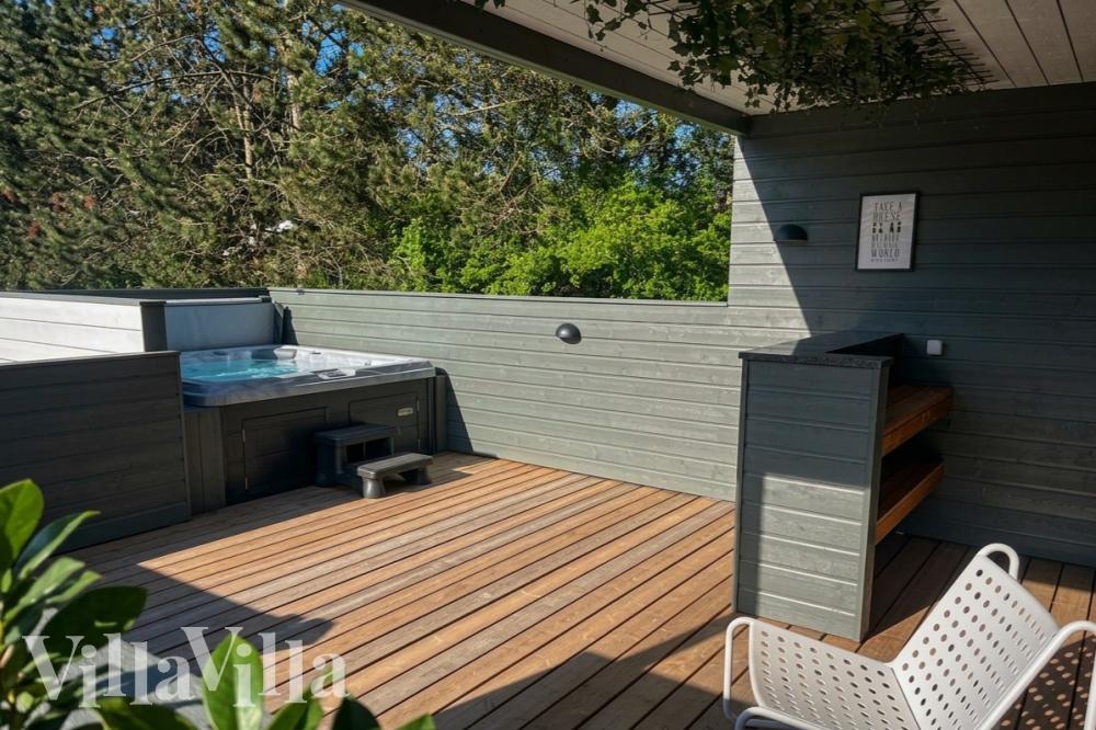 Das Luxusferienhaus Nr. 926 bietet u. a. einen tollen Whirlpool