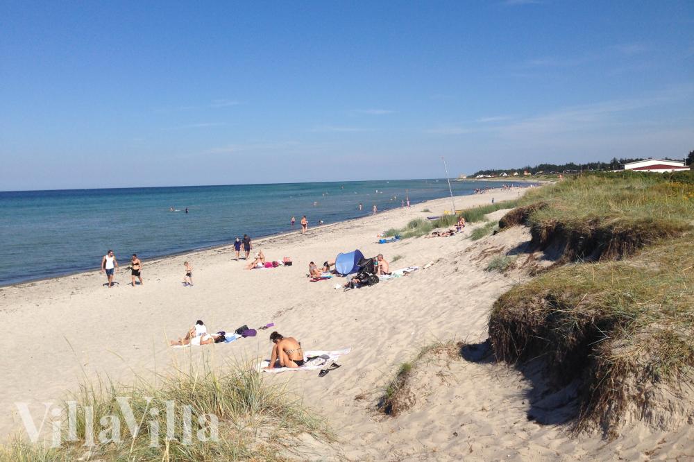 Der Strand in der Nähe von Luxusferienhaus Nr. 946.