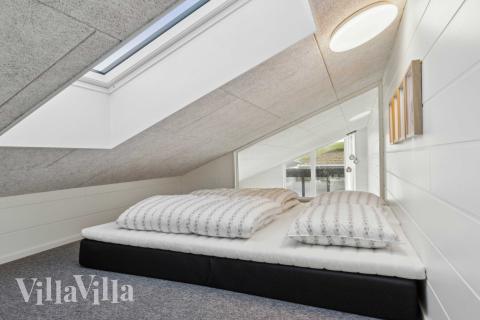 Einige der 22 Schlafgelegenheiten befinden sich im Luxusferienhaus Nr. 967 auf dem ausgebauten Dachboden