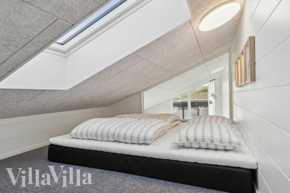 Einige der 22 Schlafgelegenheiten befinden sich im Luxusferienhaus Nr. 967 auf dem ausgebauten Dachboden