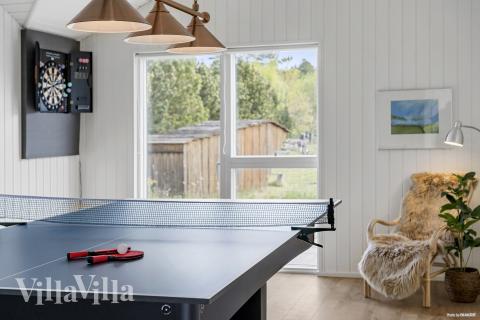 Das Luxusferienhaus 935 für 10 Personen hat einen großen Aktivitätsraum mit u. a. Billard und Darts