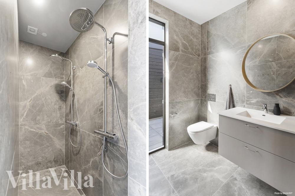 Eines der Badezimmer im Luxusferienhaus Nr. 979