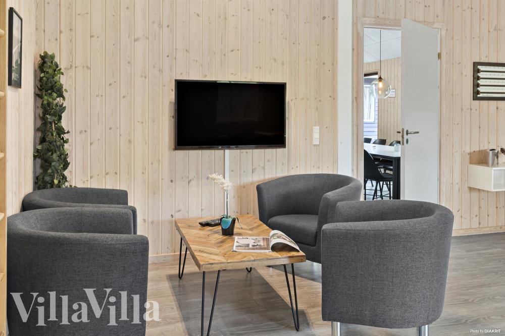 Aktivitätsraum im Luxusferienhaus Nr. 314 mit 8 Schlafzimmern und Platz für 20 Gäste.