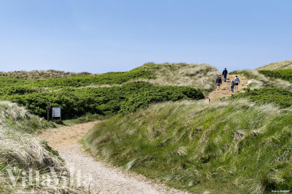 Der herrliche Strand in der Nähe von Luxusferienhaus Nr. 675 bei Westjütland.