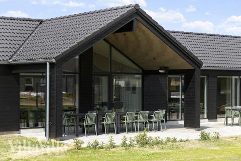 Große Terrasse am Luxusferienhaus Nr. 932 in Fünen und seine Inseln.