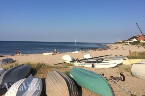 Der herrliche Strand in der Nähe von Luxusferienhaus Nr. 276 bei Nordseeland.