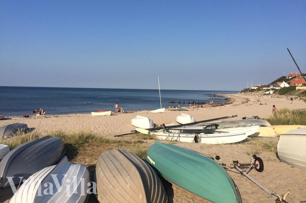 Der herrliche Strand in der Nähe von Luxusferienhaus Nr. 276 bei Nordseeland.