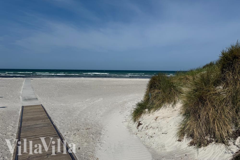 Der herrliche Strand in der Nähe von Luxusferienhaus Nr. 962 bei Lolland/Falster/Mön.