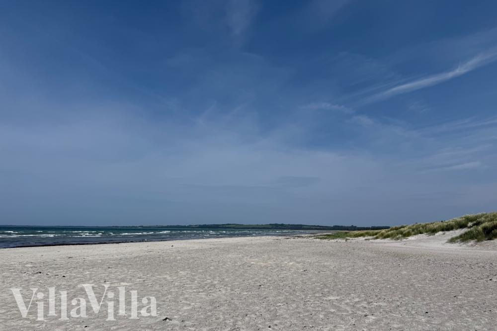 Der herrliche Strand in der Nähe von Luxusferienhaus Nr. 961 bei Lolland/Falster/Mön.