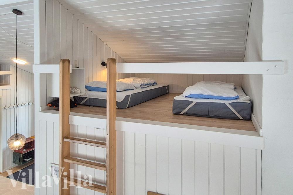 Der große ausgebaute Dachboden im Luxusferienhaus Nr. 980 für 14 Personen