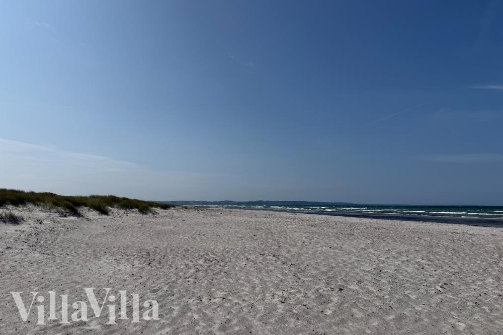 Der herrliche Strand in der Nähe von Luxusferienhaus Nr. 969 bei Lolland/Falster/Mön.