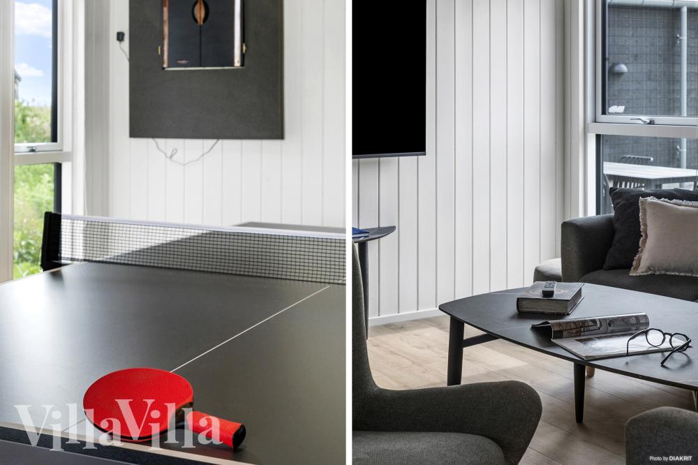 Aktivitätsraum im Luxusferienhaus Nr. 923 mit 12 Schlafzimmern und Platz für 30 Gäste.