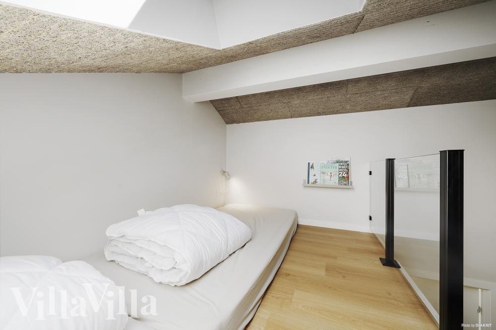 Einige der 16 Schlafgelegenheiten befinden sich im Luxusferienhaus Nr. 975 auf dem ausgebauten Dachboden