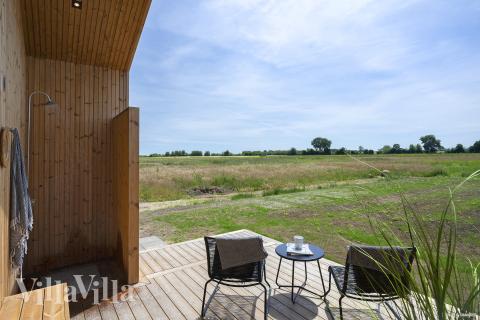 Große Terrasse am Luxusferienhaus Nr. 975 in Fünen und seine Inseln.