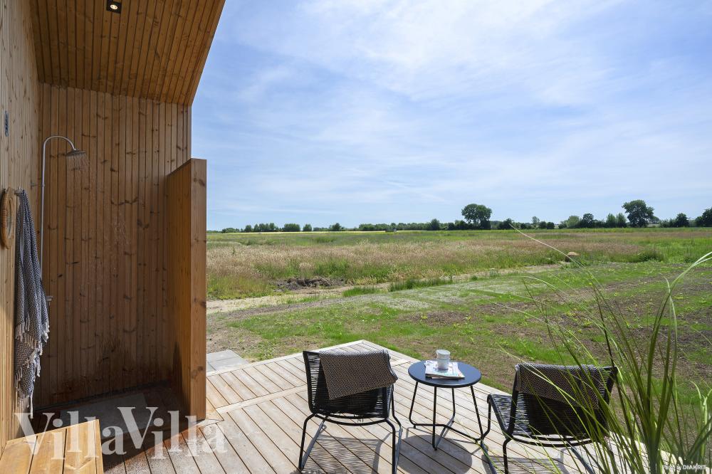 Große Terrasse am Luxusferienhaus Nr. 975 in Fünen und seine Inseln.