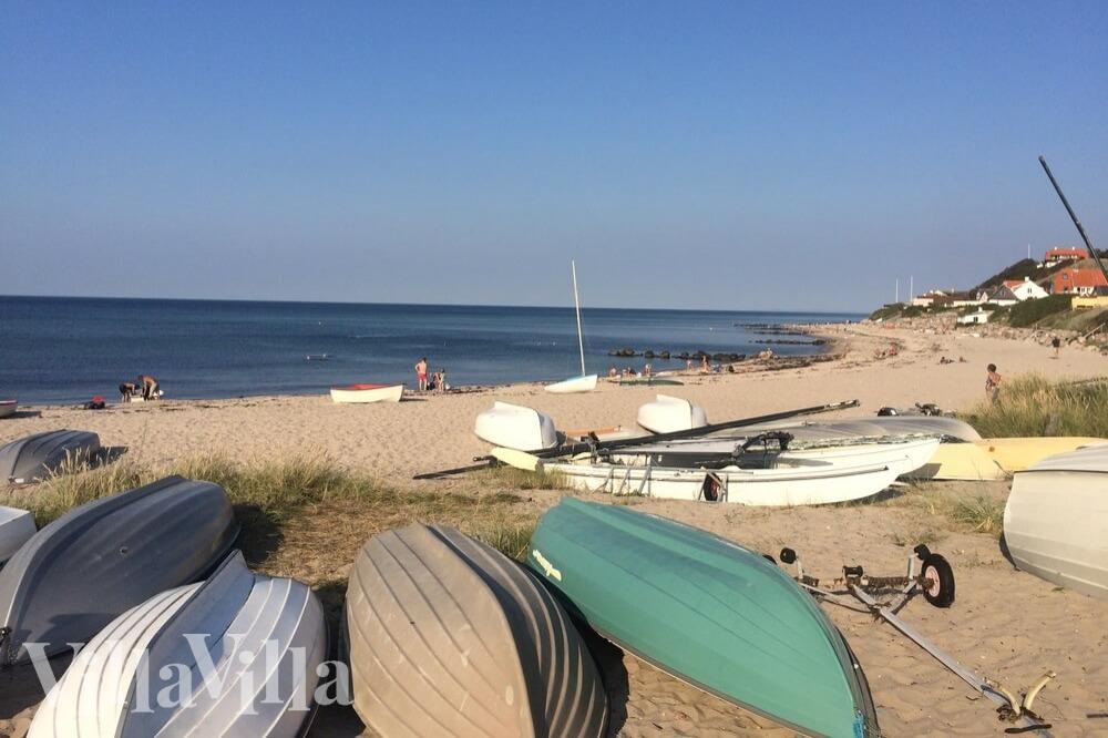 Der herrliche Strand in der Nähe von Luxusferienhaus Nr. 274 bei Nordseeland.
