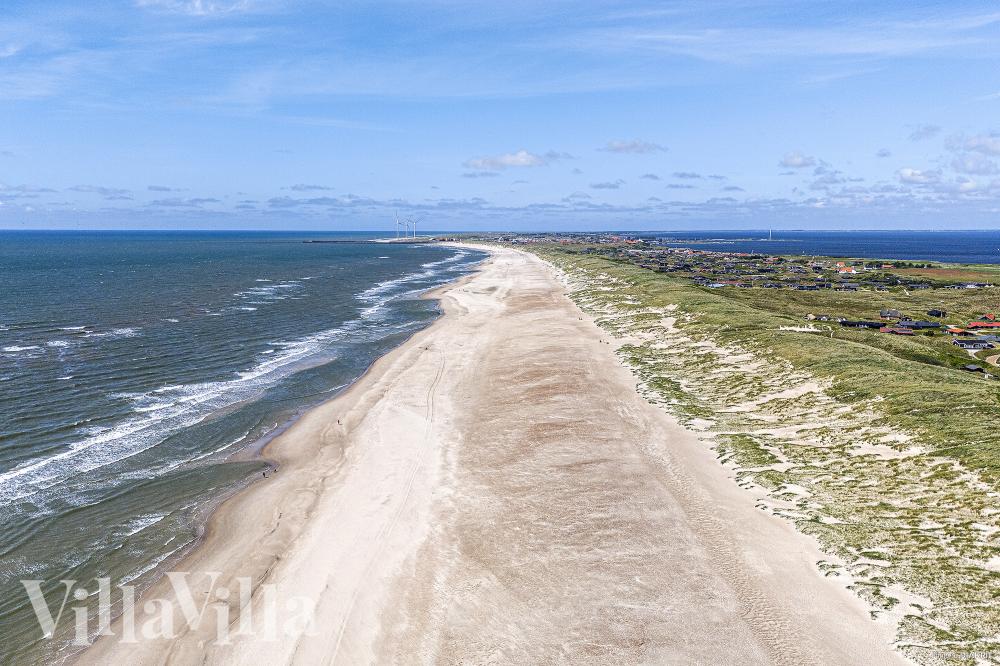 Der herrliche Strand in der Nähe von Luxusferienhaus Nr. 900 bei Westjütland.